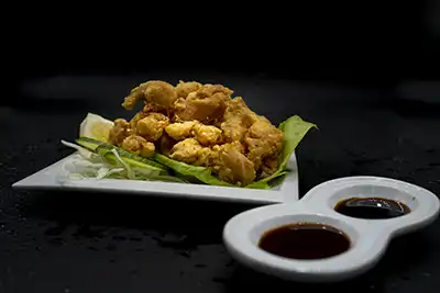 Pollo frito con sésamo